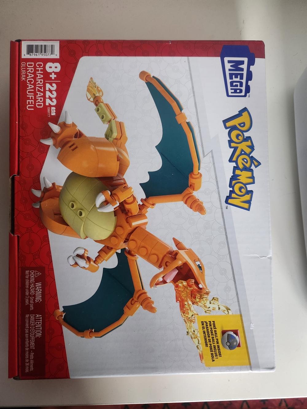 Pokémon Charizard Buildable Figure - Orange/Green